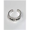 Image 3 : 4) STERLING SILVER TOE  RING