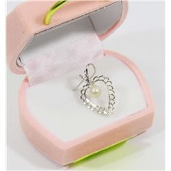 5) STERLING SILVER FRESHWATER PEARL PENDANT
