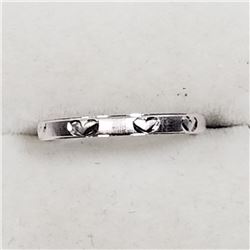 9) STERLING SILVER RING SIZE 5.5