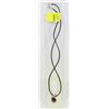 Image 1 : 24) STERLING SILVER RUBY & DIAMOND NECKLACE