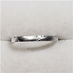44) STERLING SILVER RING