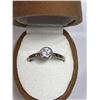 Image 3 : 60) STERLING SILVER CUBIC ZIRCONIA MARCASITE RING