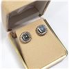 Image 3 : 85) STERLING SILVER LABRADORITE EARRINGS