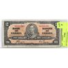 Image 1 : 1937 CANADIAN $2 BILL.