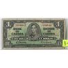 Image 1 : 1937 CANADIAN $1 BILL.