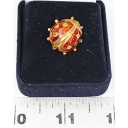 VINTAGE ESTATE LADY BUG BROOCH