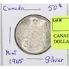 Image 1 : CANADIAN SILVER 1965 HALF DOLLAR