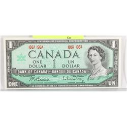 CANADA 1867--1967 MINT DOLLAR NO SERIAL NUMBER