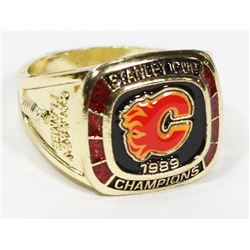CALGARY FLAMES NHL STANLEY CUP REPLICA RING