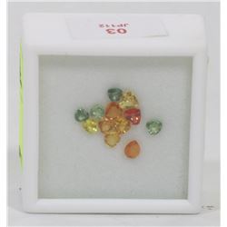 2) GENUINE SAPPHIRE HEART SHAPED GEMSTONES