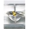 Image 1 : 5) 14KT GOLD YELLOW SAPPHIRE RING SIZE 5.75