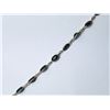 Image 2 : 6) 10KT GOLD SAPPHIRE BRACELET