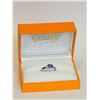 Image 3 : 7) 14KT GOLD RING SIZE 7.5 W/SAPPHIRE & 2 DIAMONDS