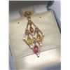 Image 3 : 13) 14KT GOLD SAPPHIRE PENDANT