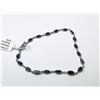Image 2 : 47) 10/14KT WHITE GOLD SAPPHIRE BRACELET