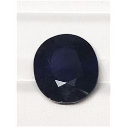 49) GENUINE ENHANCED BLUE SAPPHIRE GEMSTONE