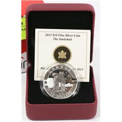 2013 $10 INUKSHUK FINE SILVER COIN