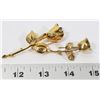 PAIR OF VINTAGE ESTATE ROSE BROOCHES