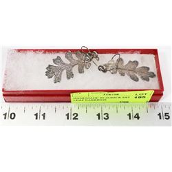 HANDMADE IN ZURICK ESTATE LEAF EARRINGS