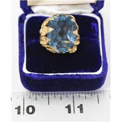 ESTATE MENS GOLD FILLED RING CONTAINING LARGE