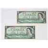 Image 1 : LOT OF 2- 1967 1 DOLLAR BILLS
