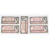 Image 1 : LOT OF 5- 1954 2 DOLLAR BILLS