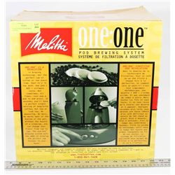 MELITTA ONE POD BREWING SYSTEM
