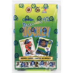 1992 O-PEE-CHEE PREMIER HOCKEY FACTORY SEALED BOX,
