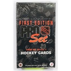1992-93 PRO SET FIRST EDITION HOCKEY