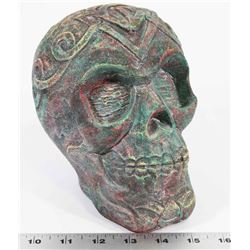 ROCK CARVED SKULL HEAD - COLLECTIBLE