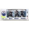 Image 1 : SEALED EDMONTON OILERS FIGURE SET