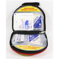 RED FIRST AID KIT IN CARRY CASE -