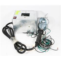 ELECTRIC BOX WITH HD WIRED SHOP LIGHT & 2 PLUGS