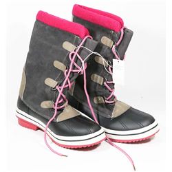 NEW LEATHER RUBBER BOOTS WATER RES SIZE 10