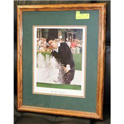 GOLFER PRINT -  JOSE MARIA OLAZABAL 22” X 18”