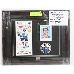 KEVIN LOWE GUARANTEED  AUTHENTIC AUTOGRAPH