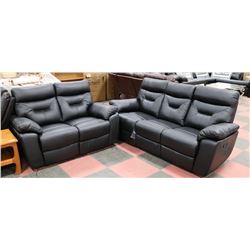 NEW ATHABASCA BLACK GENUINE LEATHER