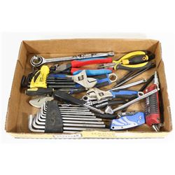 FLAT OF ESTATE TOOLS, INCLUDING ALLEN KEY SETS,