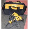 DEWALT ELECTRIC DRILL WITH TOOL BAG