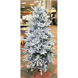 6FT SNOWY CHRISTMAS TREE /W STAND AND REMOTE