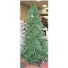 Image 1 : 7.5 FT WHITE LIGHT CHRISTMAS TREE /W STAND AND