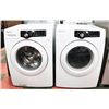 Image 1 : SAMSUNG WASHER AND DRYER SET WHITE FRONT LOAD VRT