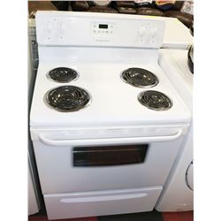FRIGIDAIRE COIL TOP STOVE WHITE