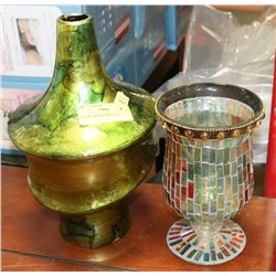 LOT OF 2 SHOW HOME VASES