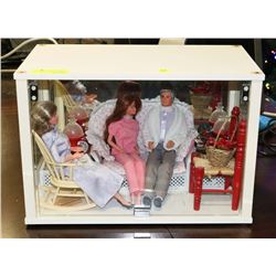 BARBIE AND FURNITURE DISPLAY ON CHOICE