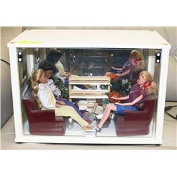 BARBIE AND FURNITURE DISPLAY ON CHOICE