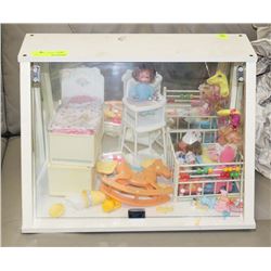 BARBIE AND FURNITURE DISPLAY ON CHOICE