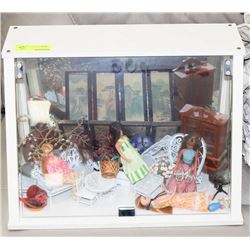 BARBIE AND FURNITURE DISPLAY ON CHOICE