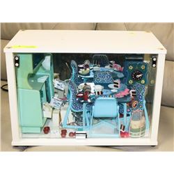 BARBIE AND FURNITURE DISPLAY ON CHOICE