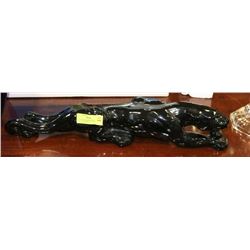 BLACK PANTHER DECORATIVE PIECE WITH GREEN